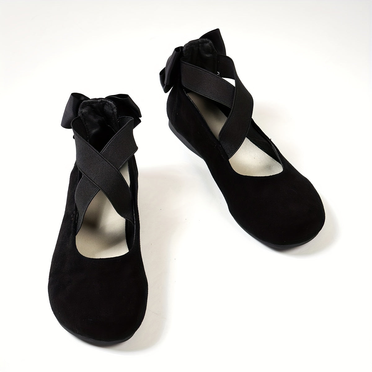 Chique zwarte fluwelen balletflats voor de herfst | Stijlvol en comfortabel afbeelding 6