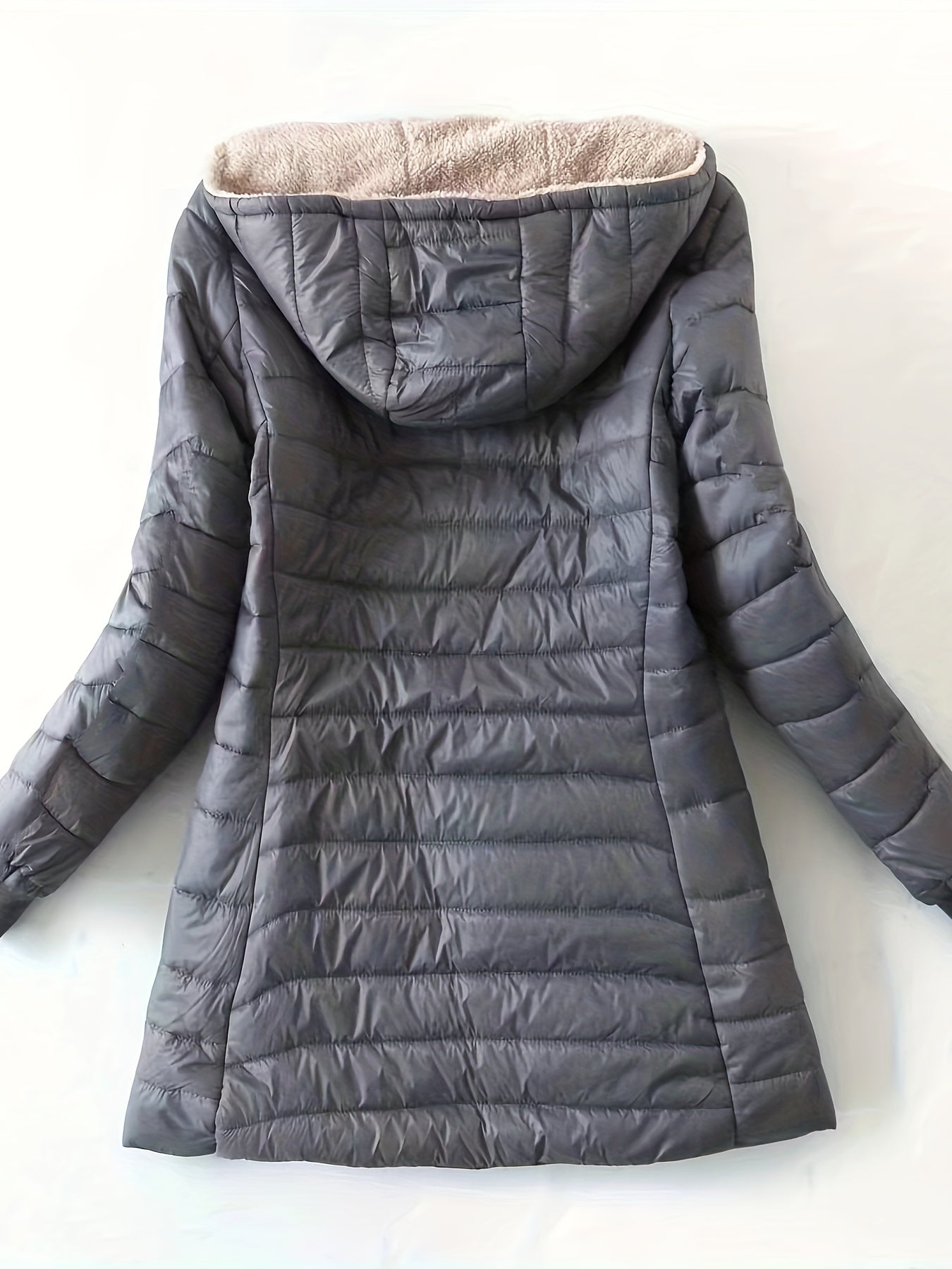 Feline fleece gevoerde jas - stijlvol én warm voor de herfst en winter afbeelding 9