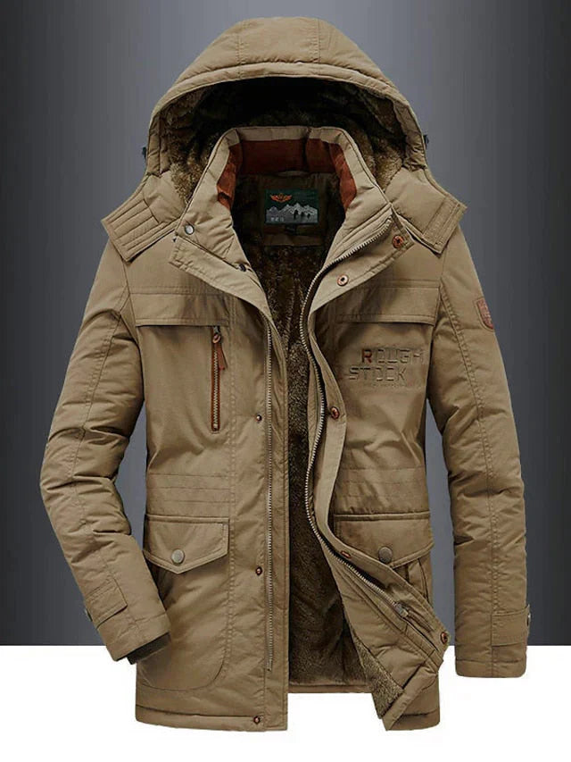 Stijlvolle en winddichte winterparka met fleece voor ultieme warmte afbeelding 22