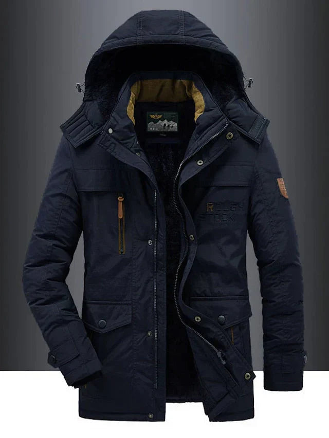 Stijlvolle en winddichte winterparka met fleece voor ultieme warmte afbeelding 16