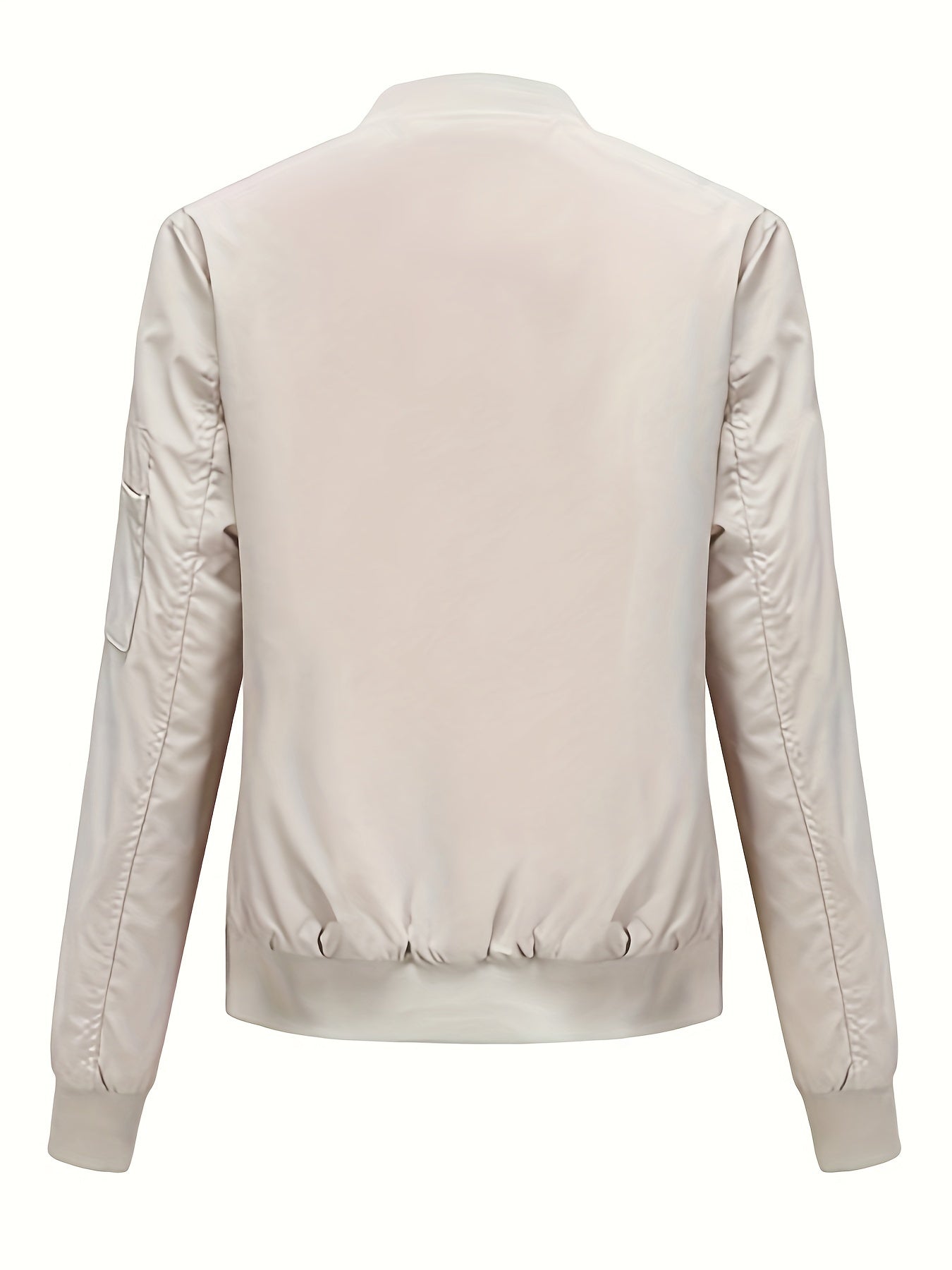 Effen bomberjack van hoogwaardige katoenmix | Casual en stijlvol | Perfect voor herfst en winter afbeelding 8