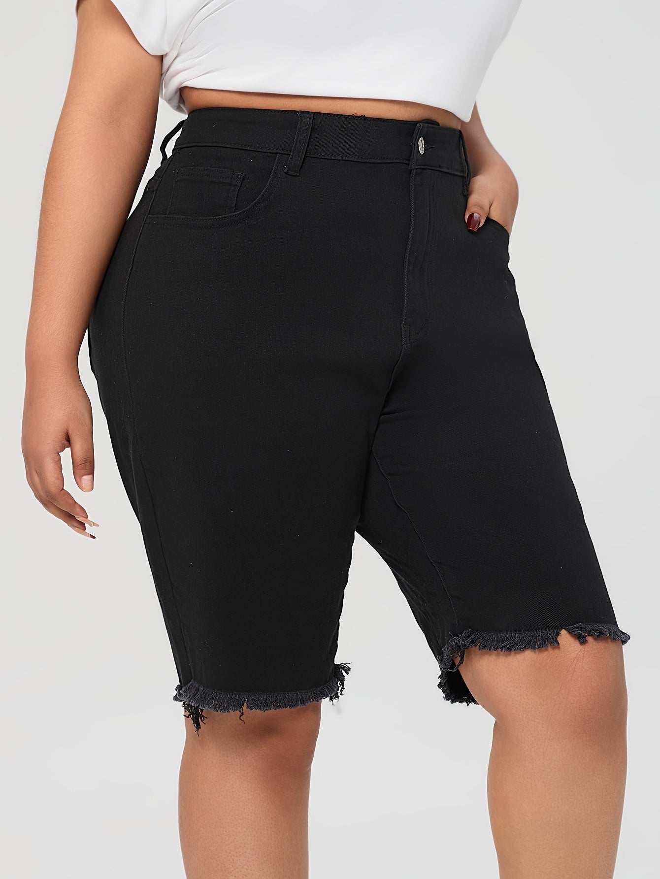 Vind je perfecte blauwe denim shorts voor de lente en zomer - Ontdek onze stijlvolle en comfortabele opties afbeelding 10