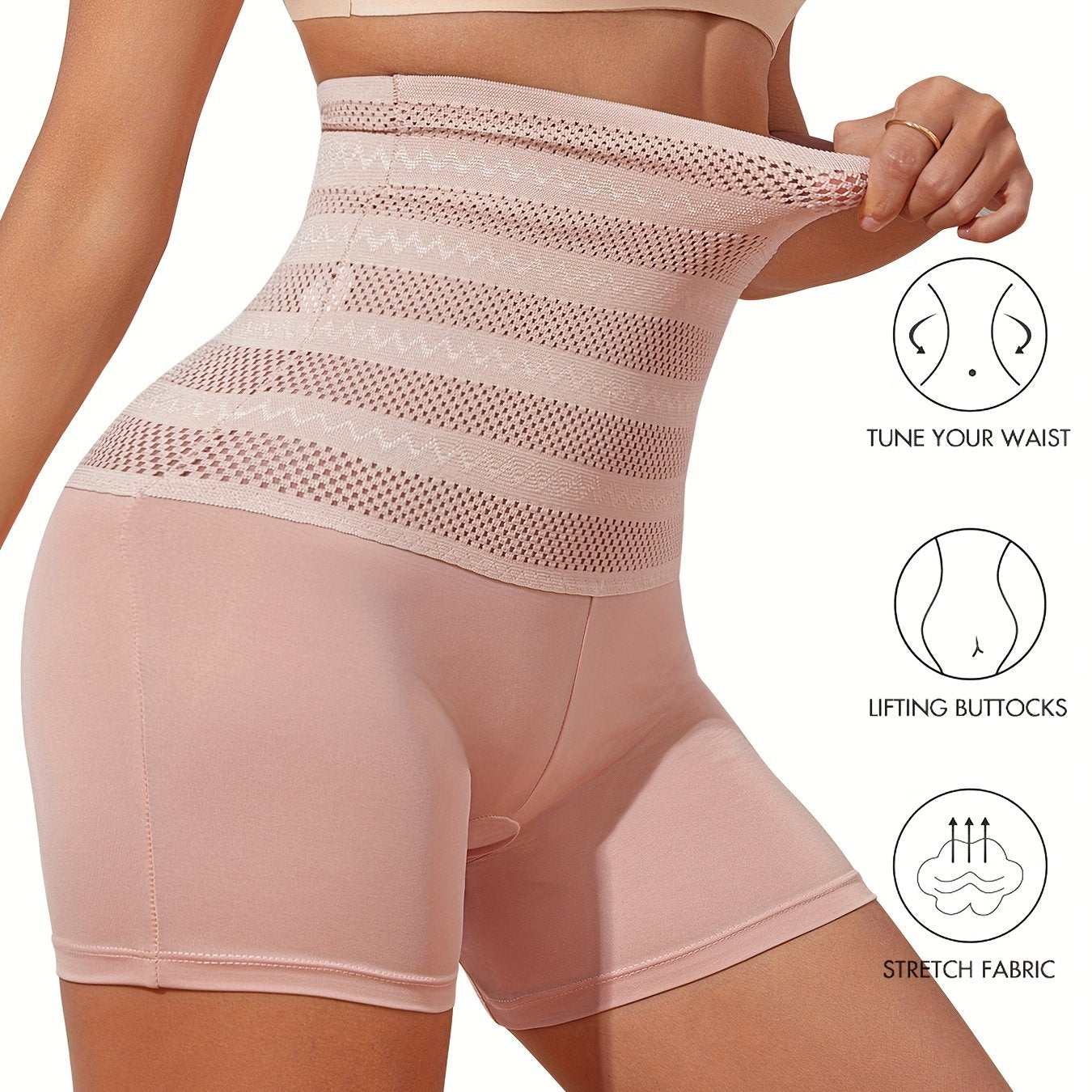 Corrigerende hoge taille onderbroek van ademende stof | Figuuraccentuerend en comfortabel afbeelding 13