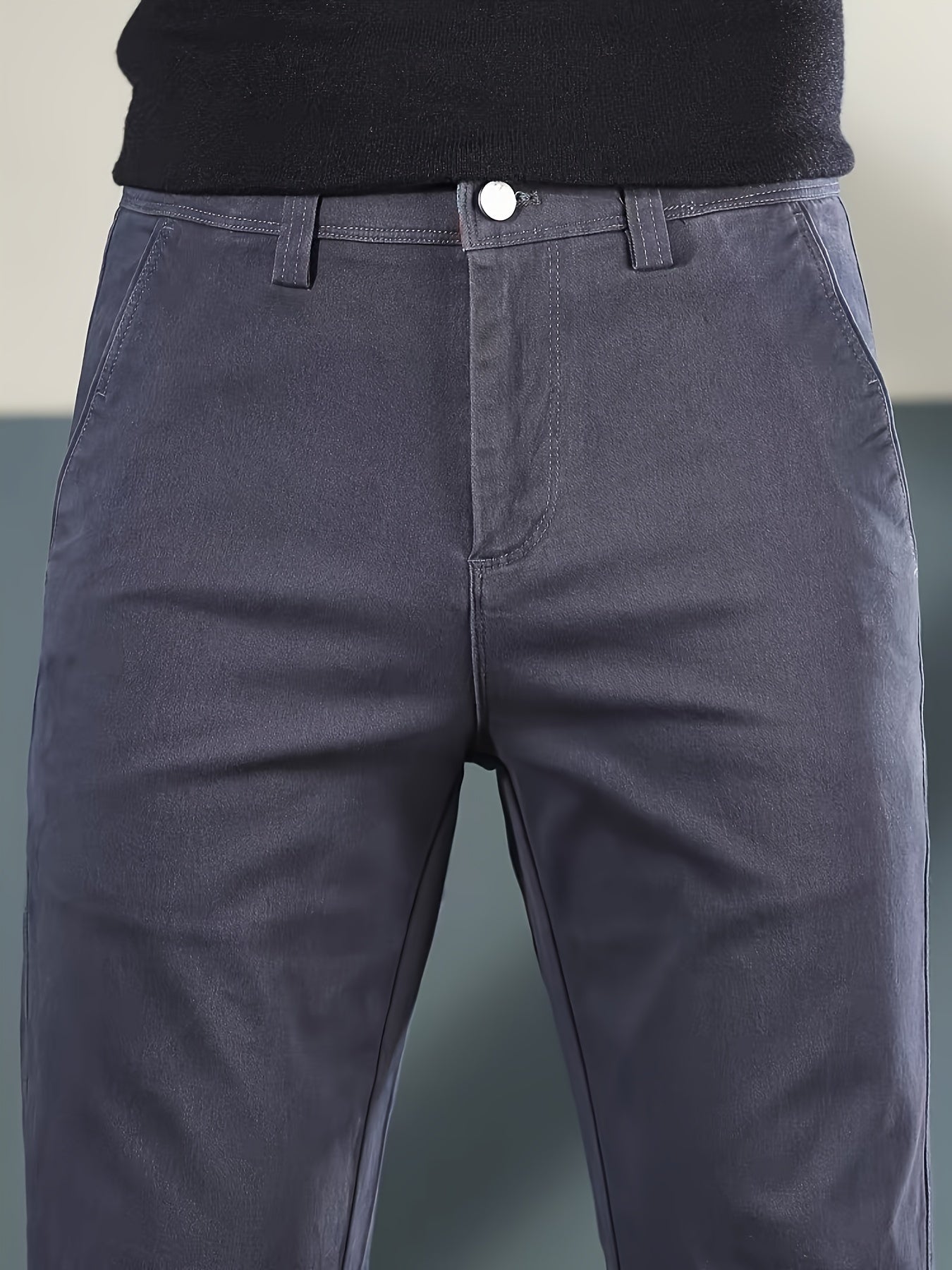 Lichtgewicht chino met klassieke pasvorm