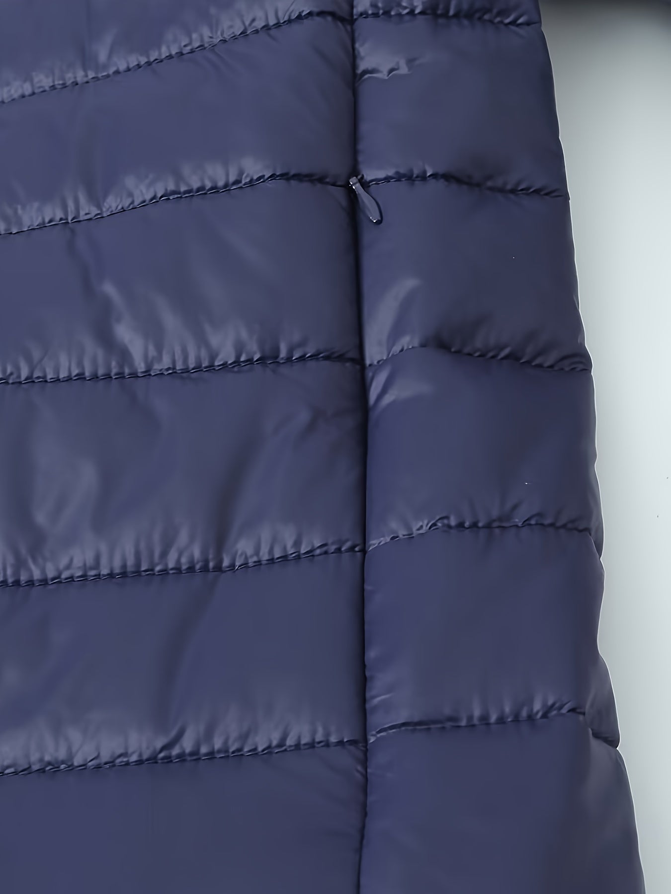 Warme puffy jas met rits en imitatiefbont voering | Stijlvol en comfortabel | Voor herfst en winter afbeelding 9