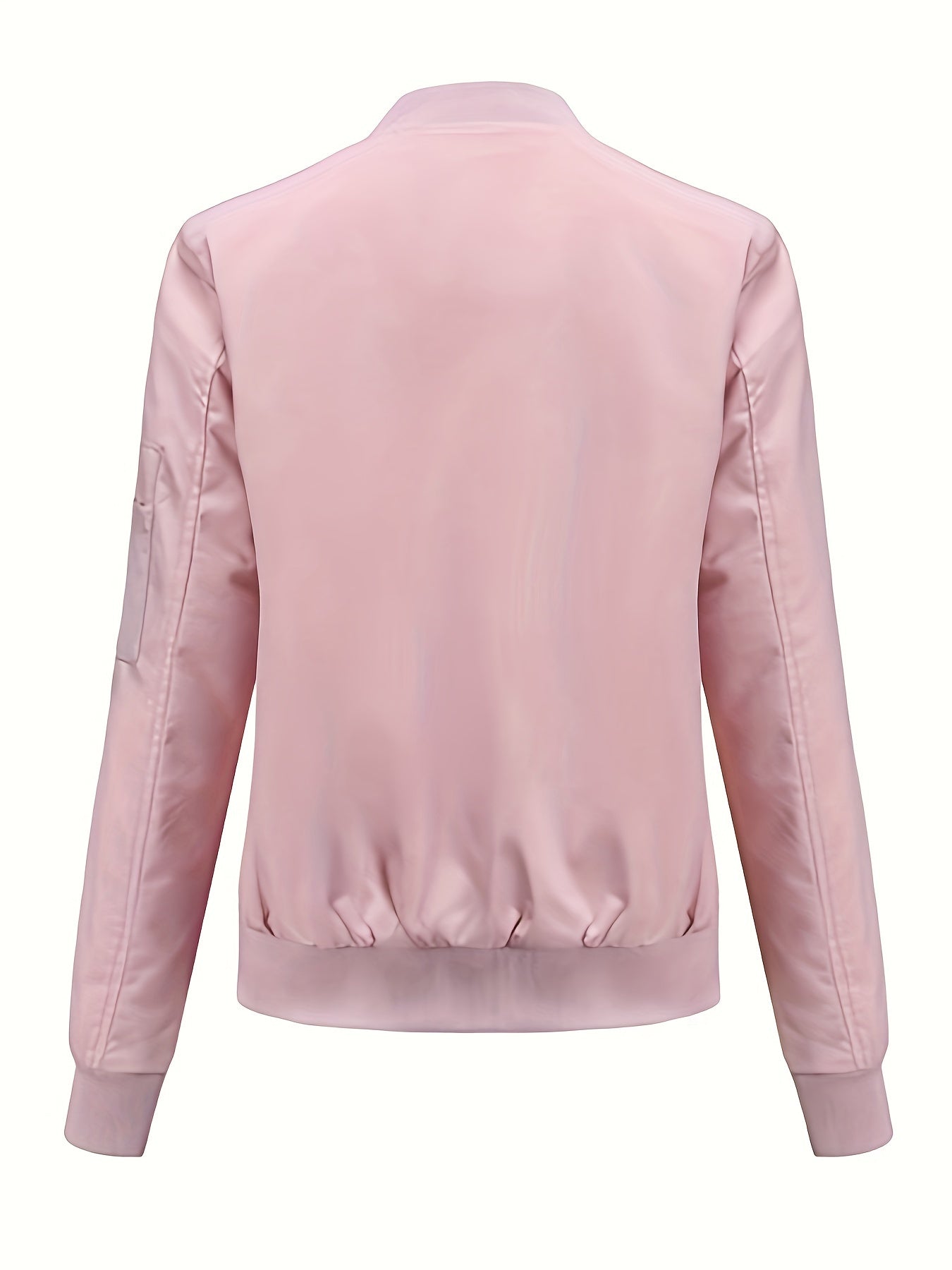 Effen bomberjack van hoogwaardige katoenmix | Casual en stijlvol | Perfect voor herfst en winter afbeelding 6