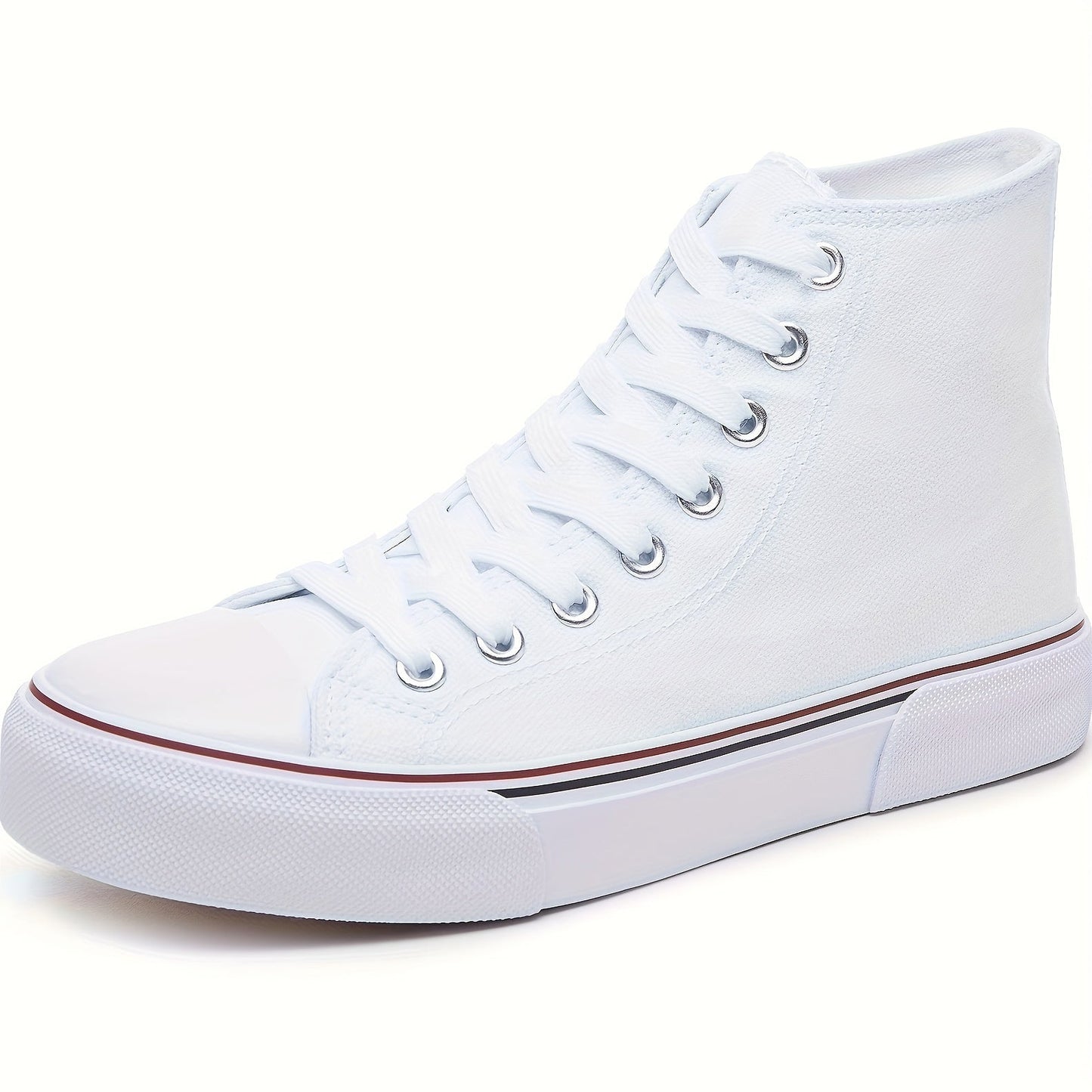 Casual canvas sneakers met rubberen zool afbeelding 7