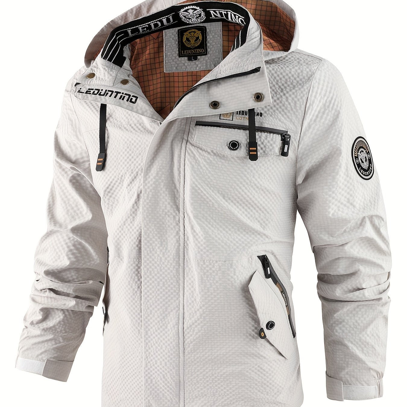 Waterdichte herenjas met capuchon