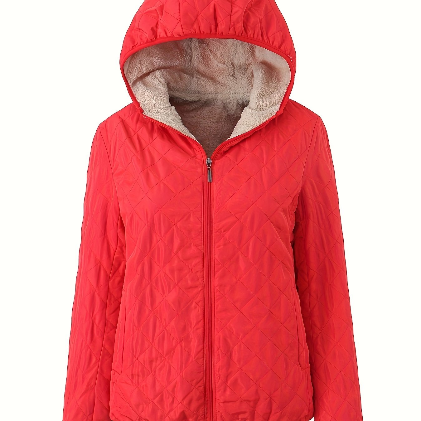 Gewatteerde jas met capuchon en rits - perfecte combinatie van comfort en stijl afbeelding 13