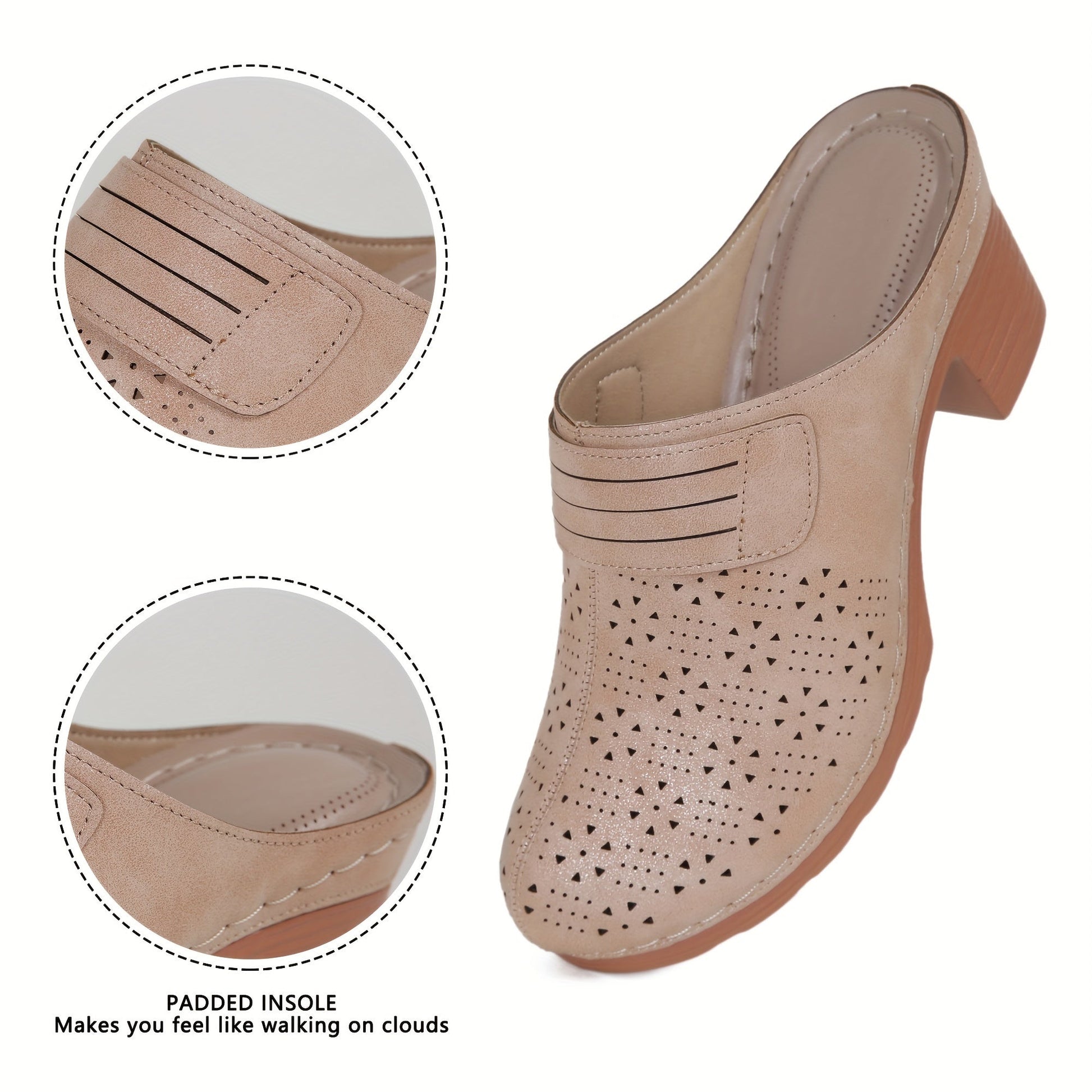 Stijlvolle dames sandalen met dikke hak: geniet van comfort en uitstraling afbeelding 2