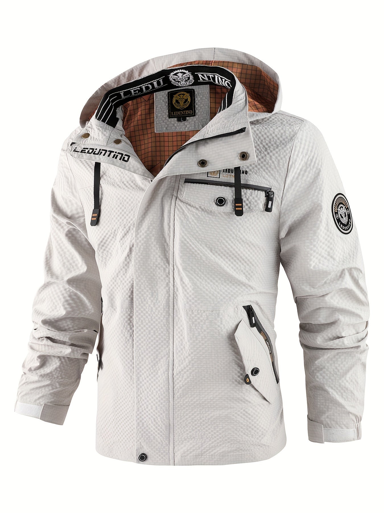 Waterdichte herenjas met capuchon