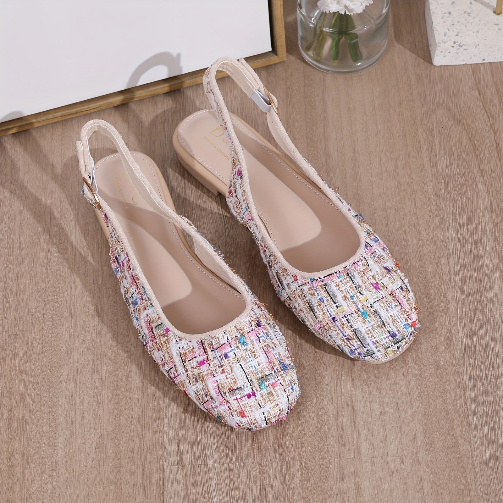 Ballerina's met slingback en vierkante neus: comfort en stijl in één | Shop de perfecte schoenen voor elke gelegenheid afbeelding 12