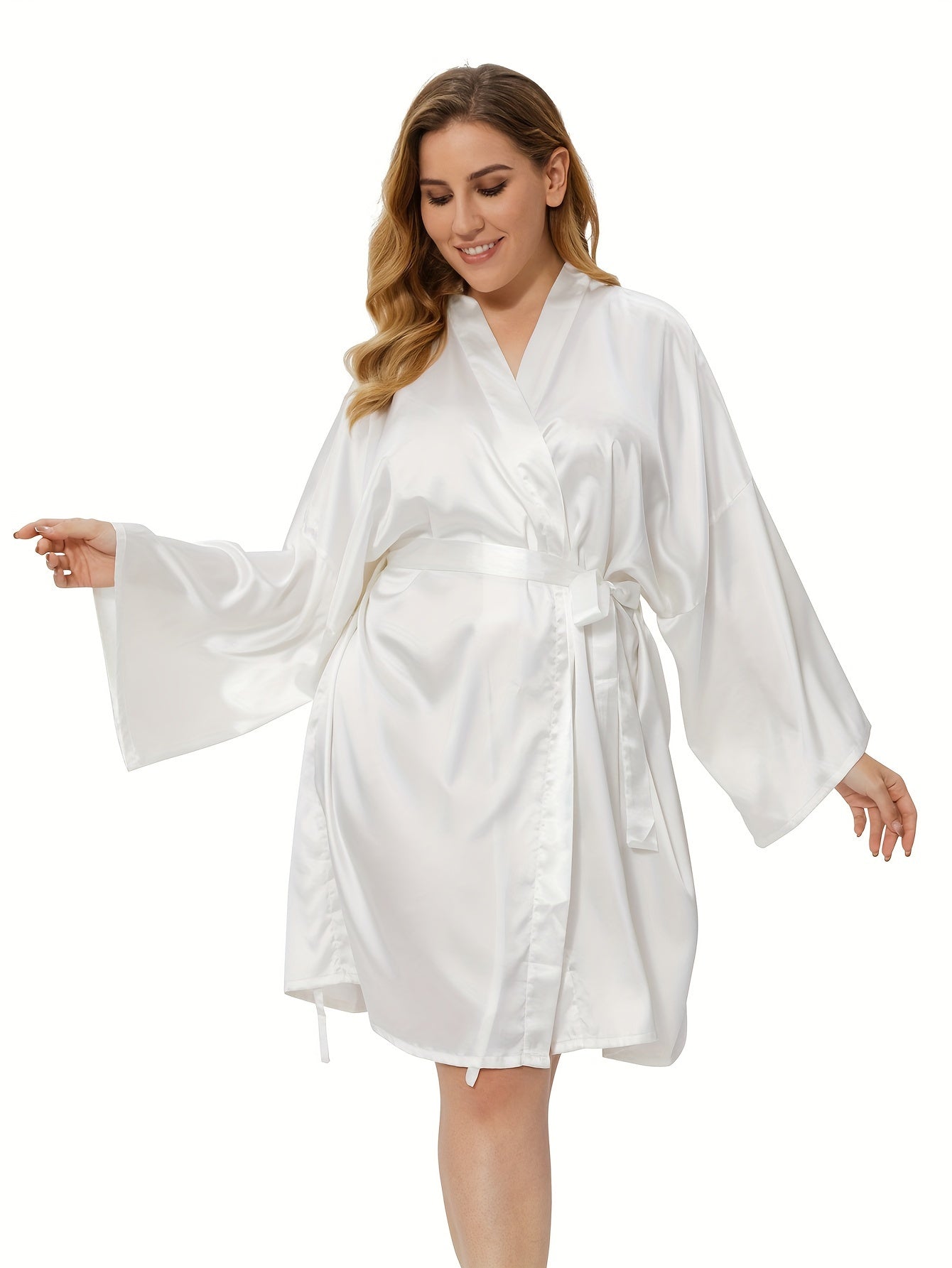 Stijlvolle dames kimono badjas van luxe katoenmix | Comfortabel en elegant afbeelding 8