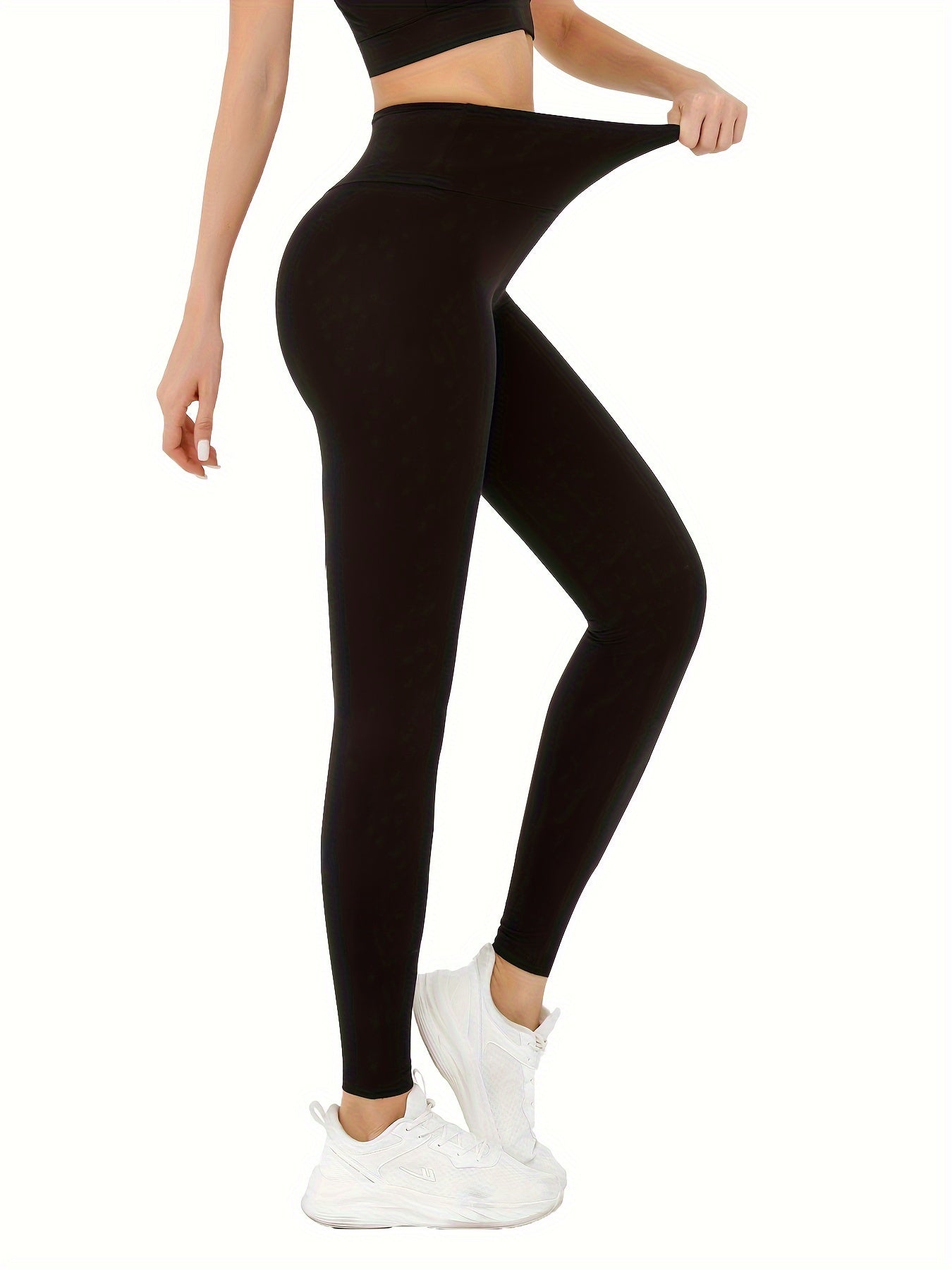 Comfortabele High-Waisted Yoga Leggings voor Volwassenen | Stijlvol en Elastisch afbeelding 10
