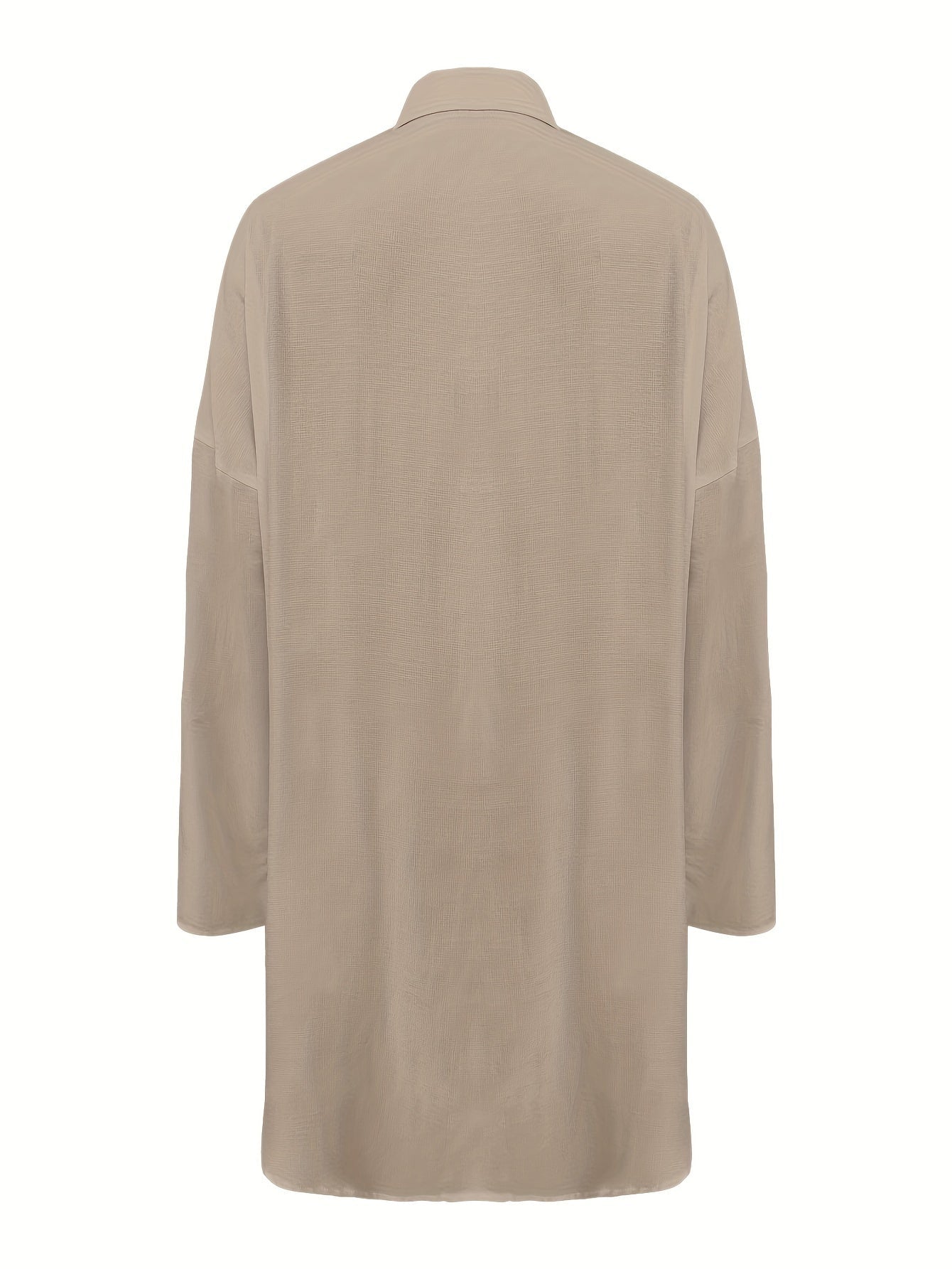 Stijlvolle, comfortabele overhemdjurk van luxe katoenmix - perfect voor elke gelegenheid afbeelding 8