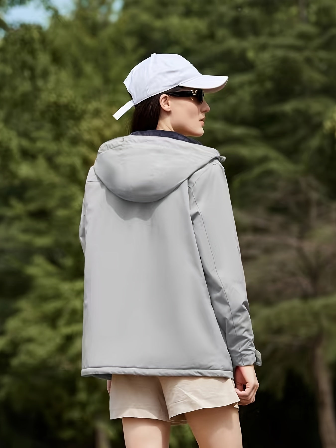 Dames Pluche Outdoor Punch Jas: Stijlvol & Warm voor Buitenavonturen! afbeelding 7