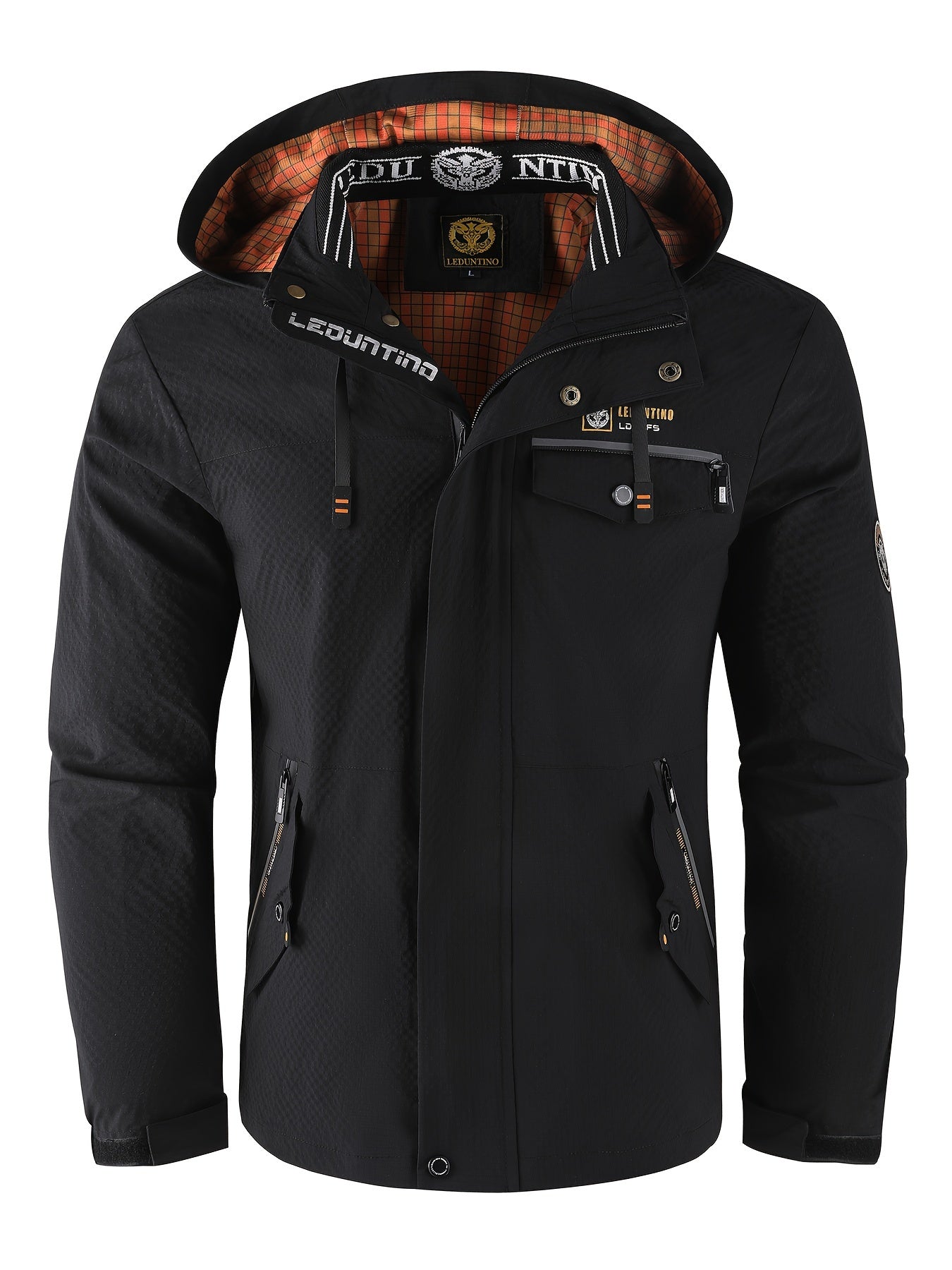 Waterdichte herenjas met capuchon