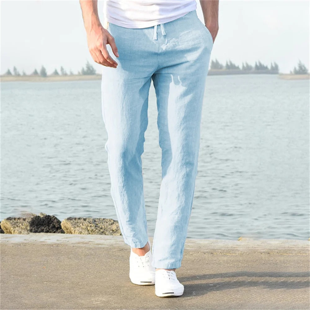 Stijlvolle heren casual broek van luxe katoenmix - comfortabel en veelzijdig! afbeelding 18