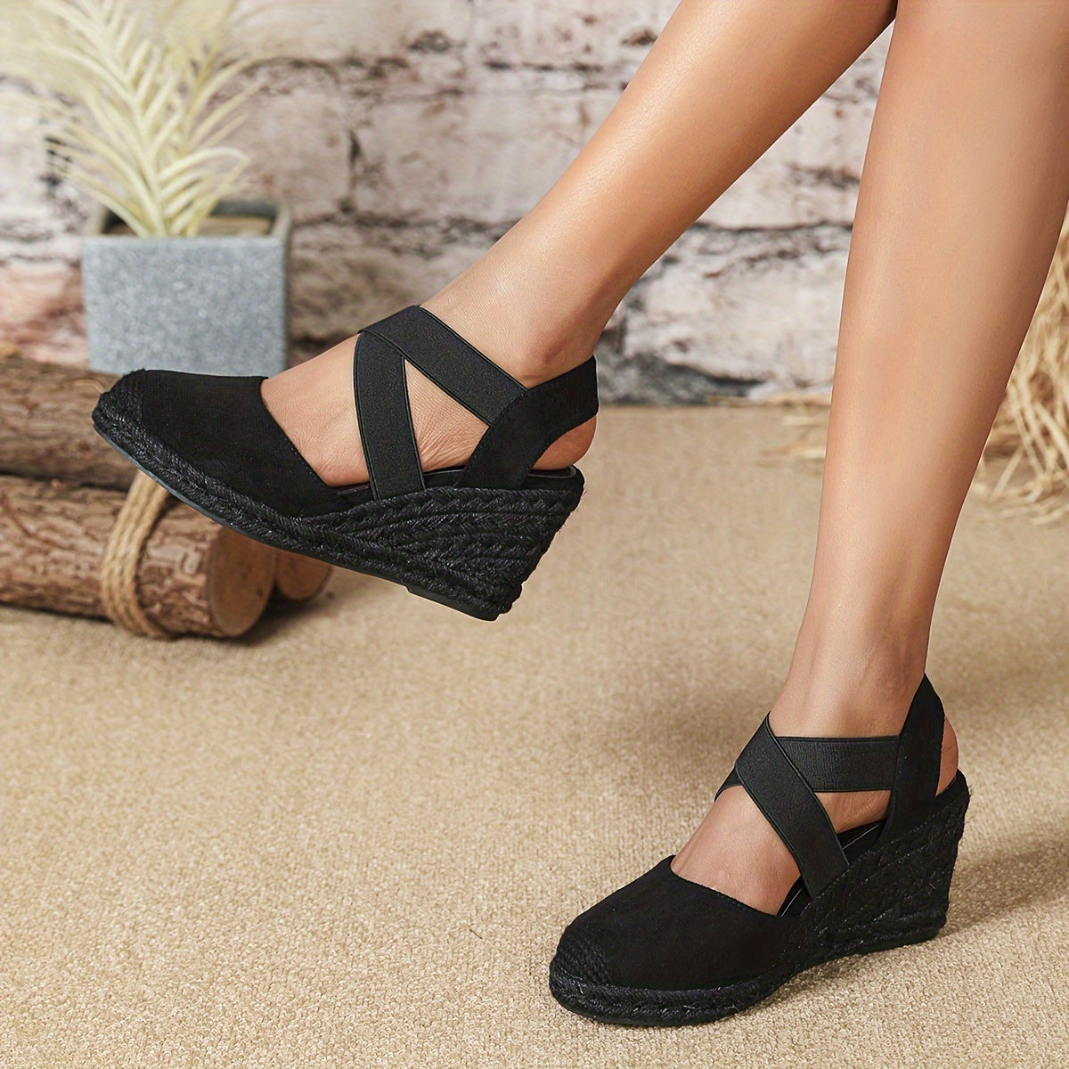 Stijlvolle espadrilles met sleehak voor dames | Comfortabel en chic | Perfect voor de lente en zomer afbeelding 3