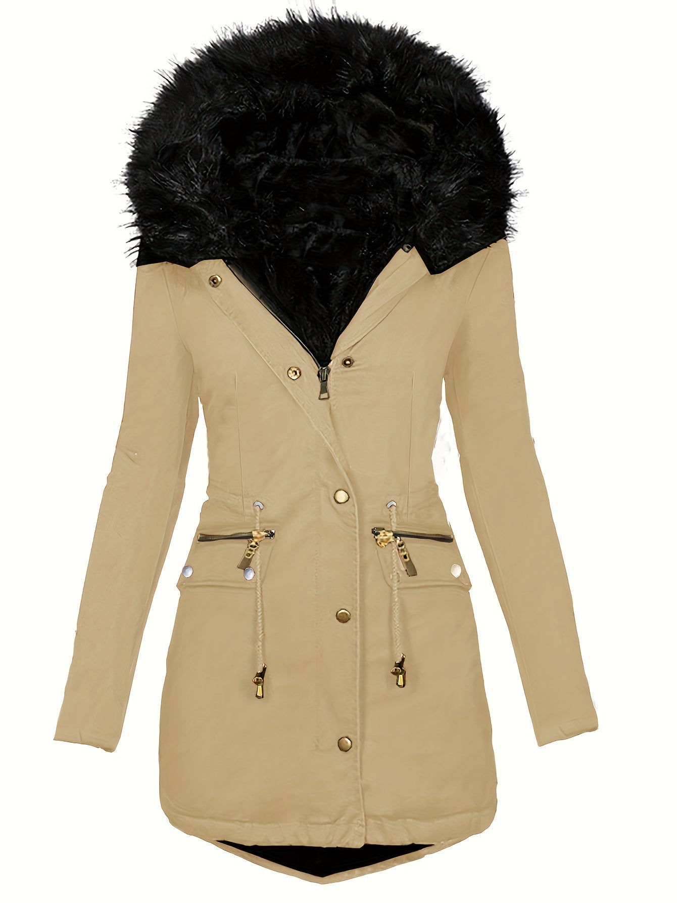 Trendy parka jas van luxe katoenmix | Verstelbare taille en praktische zakken | Perfect voor herfst en winter afbeelding 7
