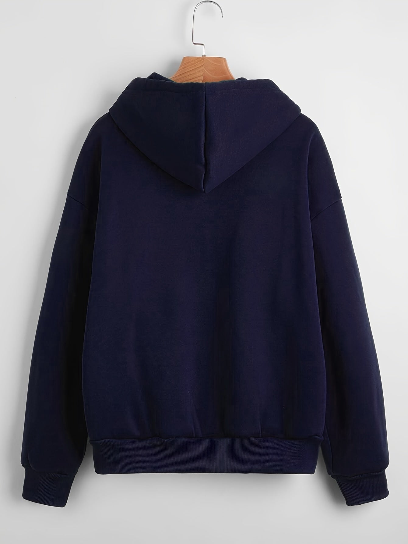 Stijlvolle herfst- en winterhoodie met korte lengte en capuchon | Comfortabele en modieuze keuze met hoogwaardige katoenmix | Verkrijgbaar in effen kleuren afbeelding 10