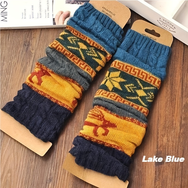 Warme Winter Socks met Sneeuwvlokprint - 100% Acryl voor Extra Comfort afbeelding 3