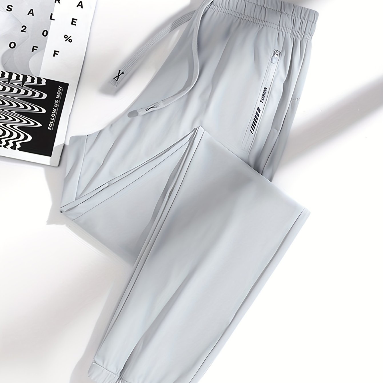 Comfortabele zomer joggers: lichtgewicht en ademend van premium katoenmix afbeelding 13