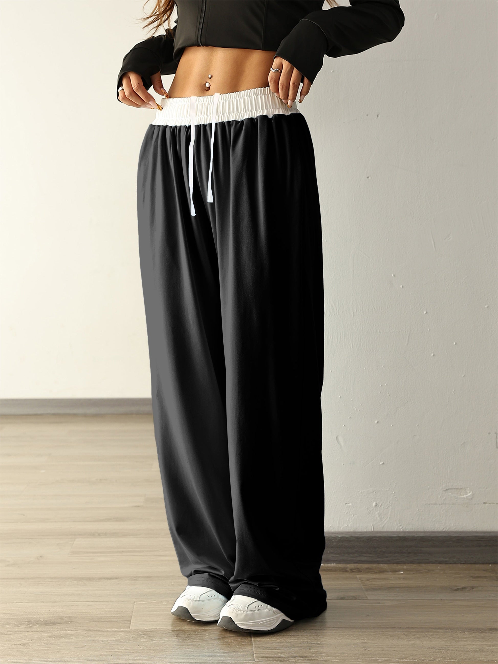 Comfortabele en stijlvolle trainingsbroek voor volwassenen | Loszittende pasvorm en elastische stof | Praktisch en trendy voor elke gelegenheid afbeelding 9