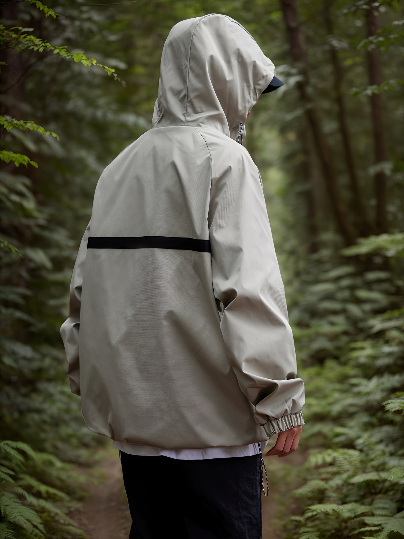 Waterdicht lichtgewicht windjack van premium katoenmix | Bescherming en stijl in één | Perfect voor herfst en winter afbeelding 6