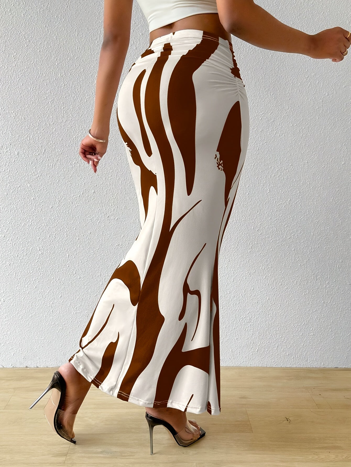 Elegante high waist bodycon rok met print: veelzijdige stijl voor iedere vrouw afbeelding 7