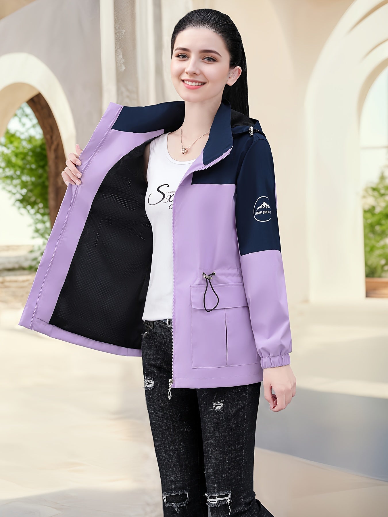 Stijlvolle en waterdichte dames outdoor jas voor herfst en winter- avonturen! afbeelding 8