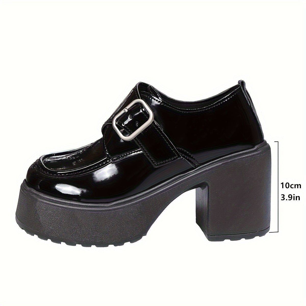 Modieuze damesplatformpumps met gespsluiting: stijlvol en comfortabel! Shop nu! afbeelding 9