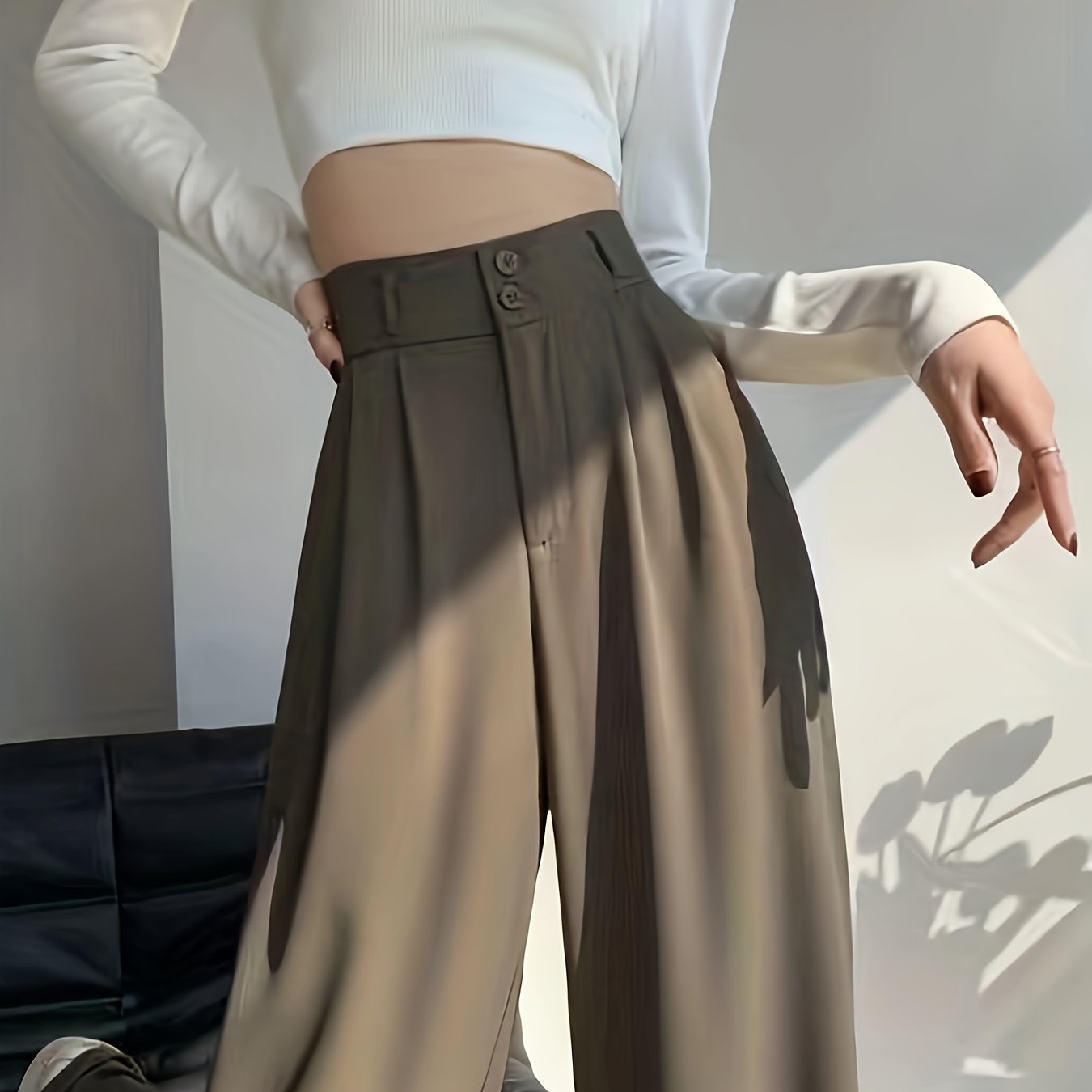 Dames chino broek van luxe katoenmix | Comfortabel en stijlvol | Perfect voor elke gelegenheid afbeelding 7