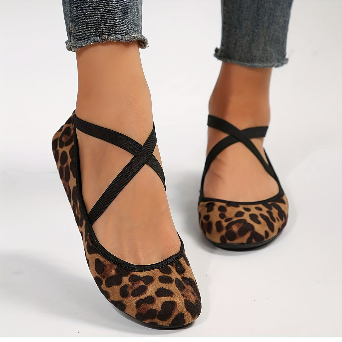 Shop nu voor comfortabele en stijlvolle dames balletflats - ideaal voor elke gelegenheid! Gemaakt van luxe materialen voor een ademende en zachte pasvorm. Ontdek de perfecte mix van mode en functionaliteit! afbeelding 4