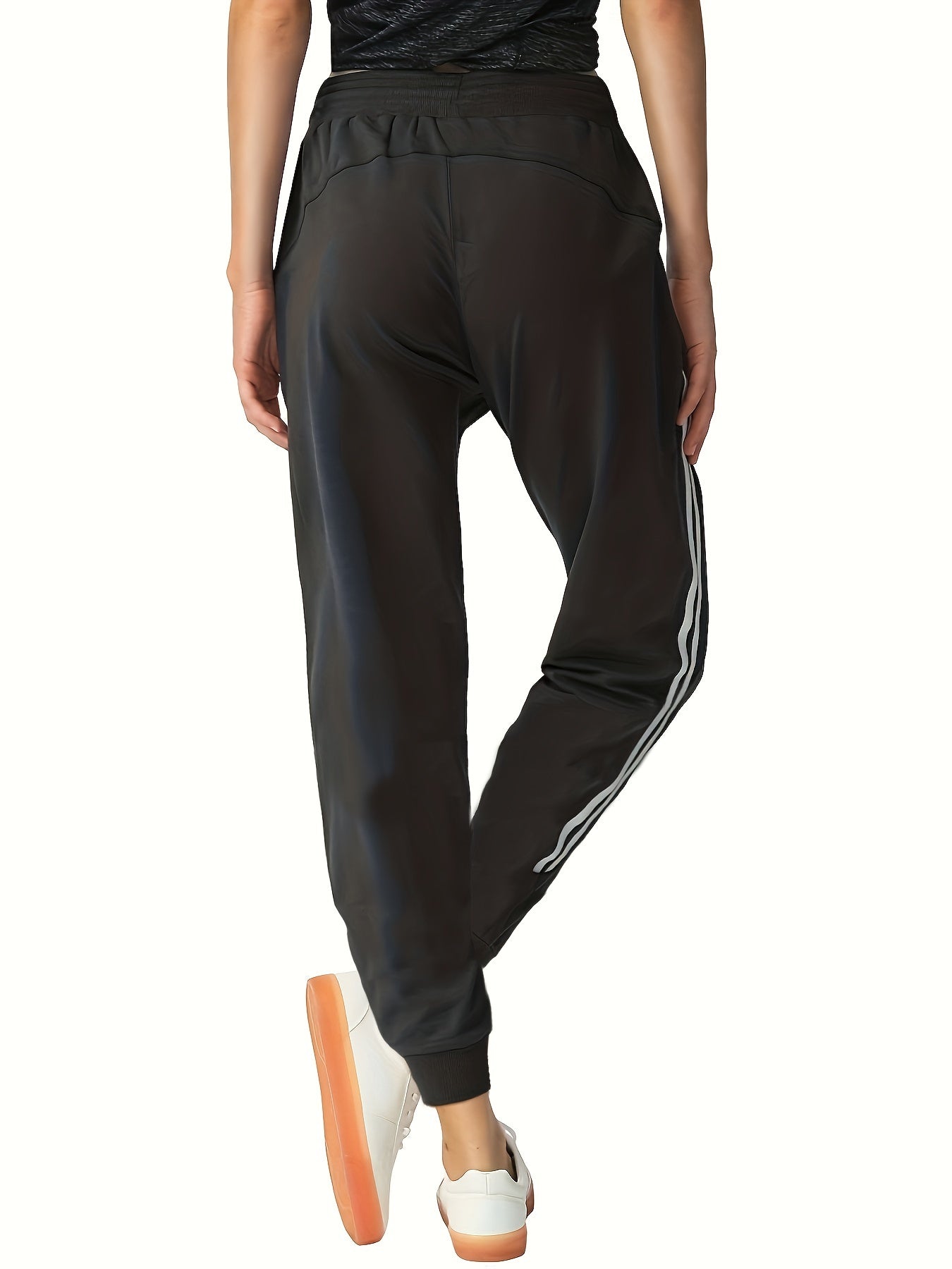 Dames joggingbroek van zachte katoenmix - ideaal voor sport of thuis! Ontdek de comfortabele pasvorm nu. afbeelding 4