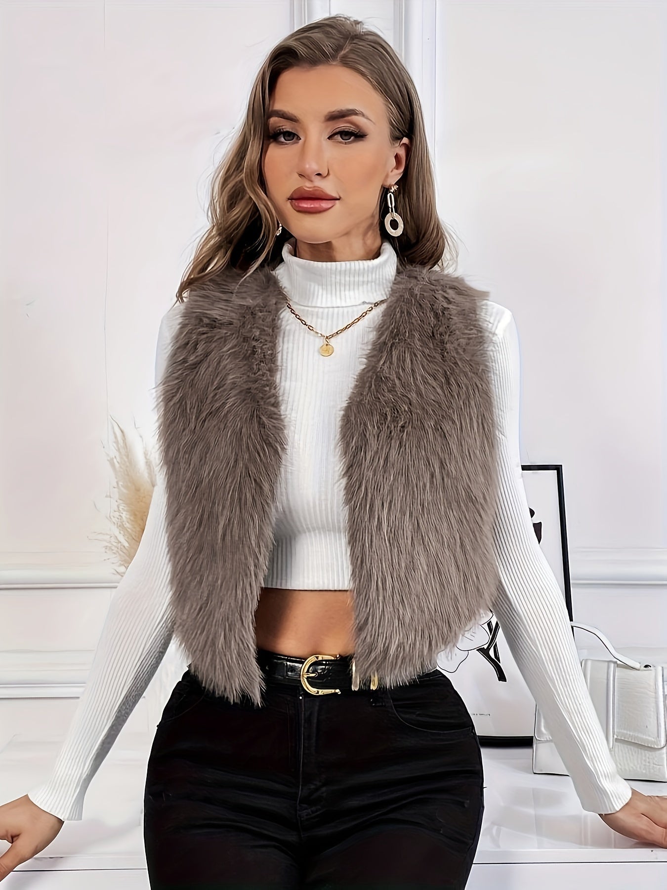 Stijlvolle en warme katoenen fuzzy vesten: Ontdek de ultieme wintermust-have! afbeelding 4