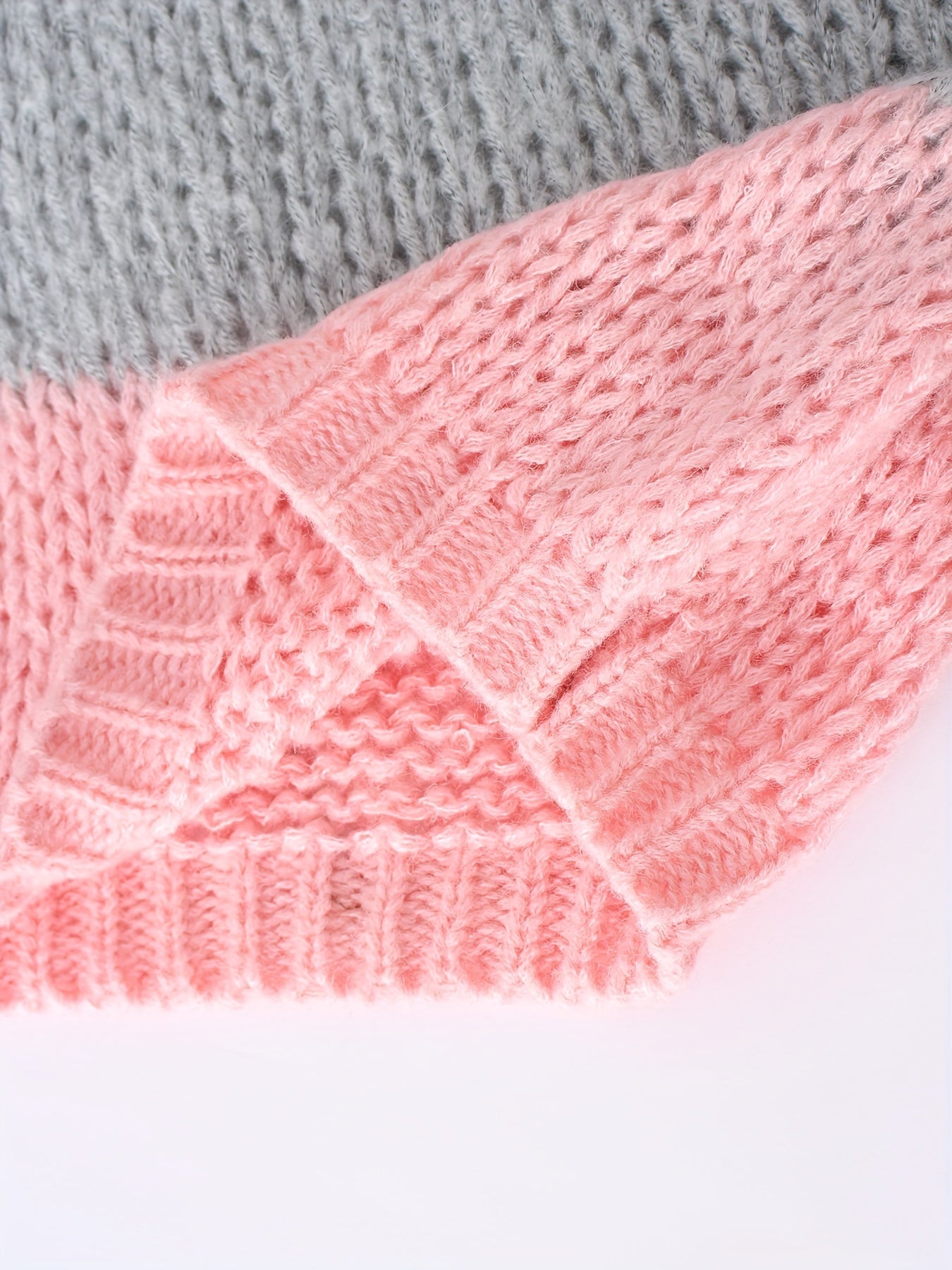 Elegante gestreepte gebreide jurk met lange mouwen | Voor een tijdloze en stijlvolle look afbeelding 7