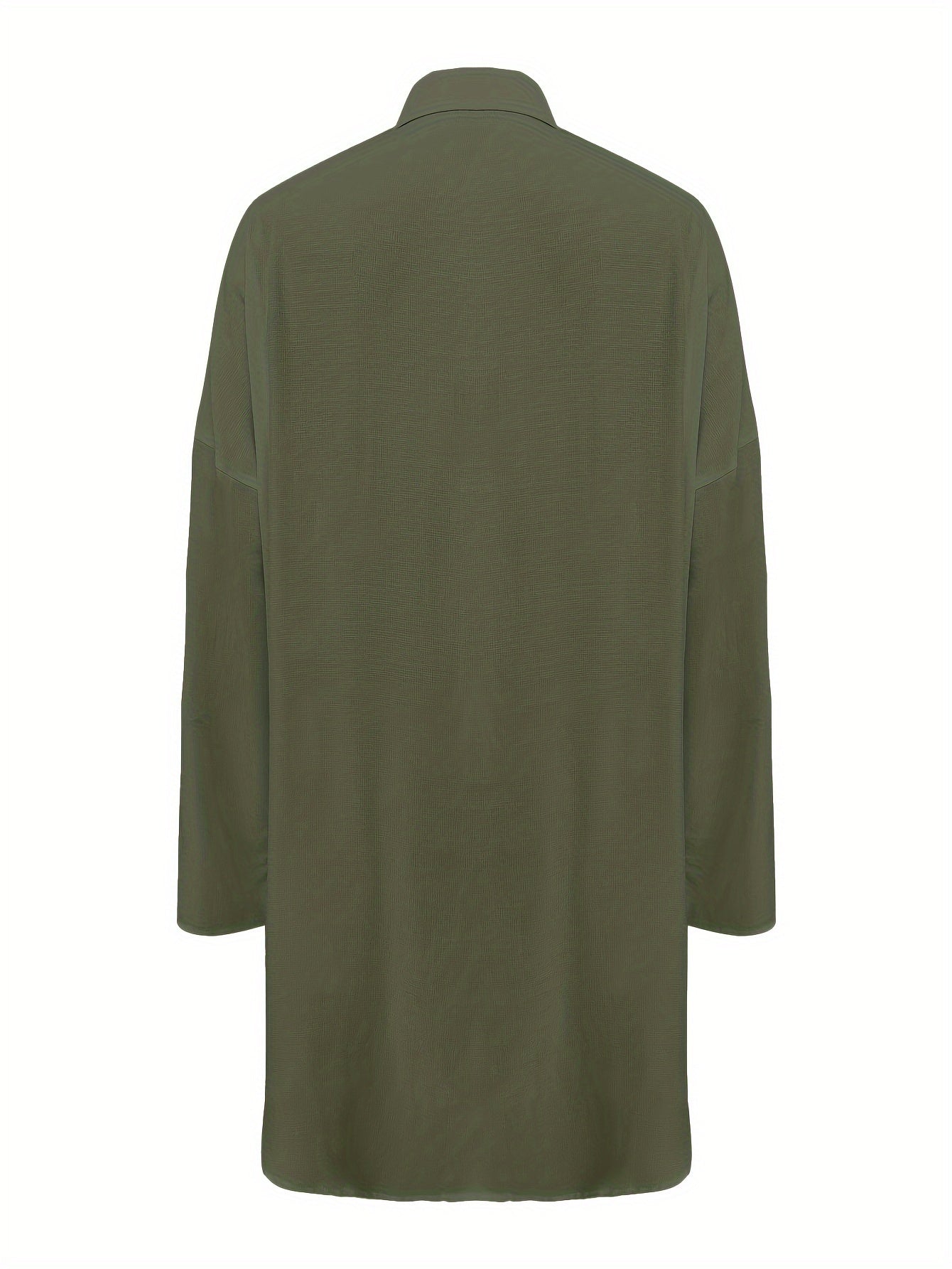 Stijlvolle, comfortabele overhemdjurk van luxe katoenmix - perfect voor elke gelegenheid afbeelding 9