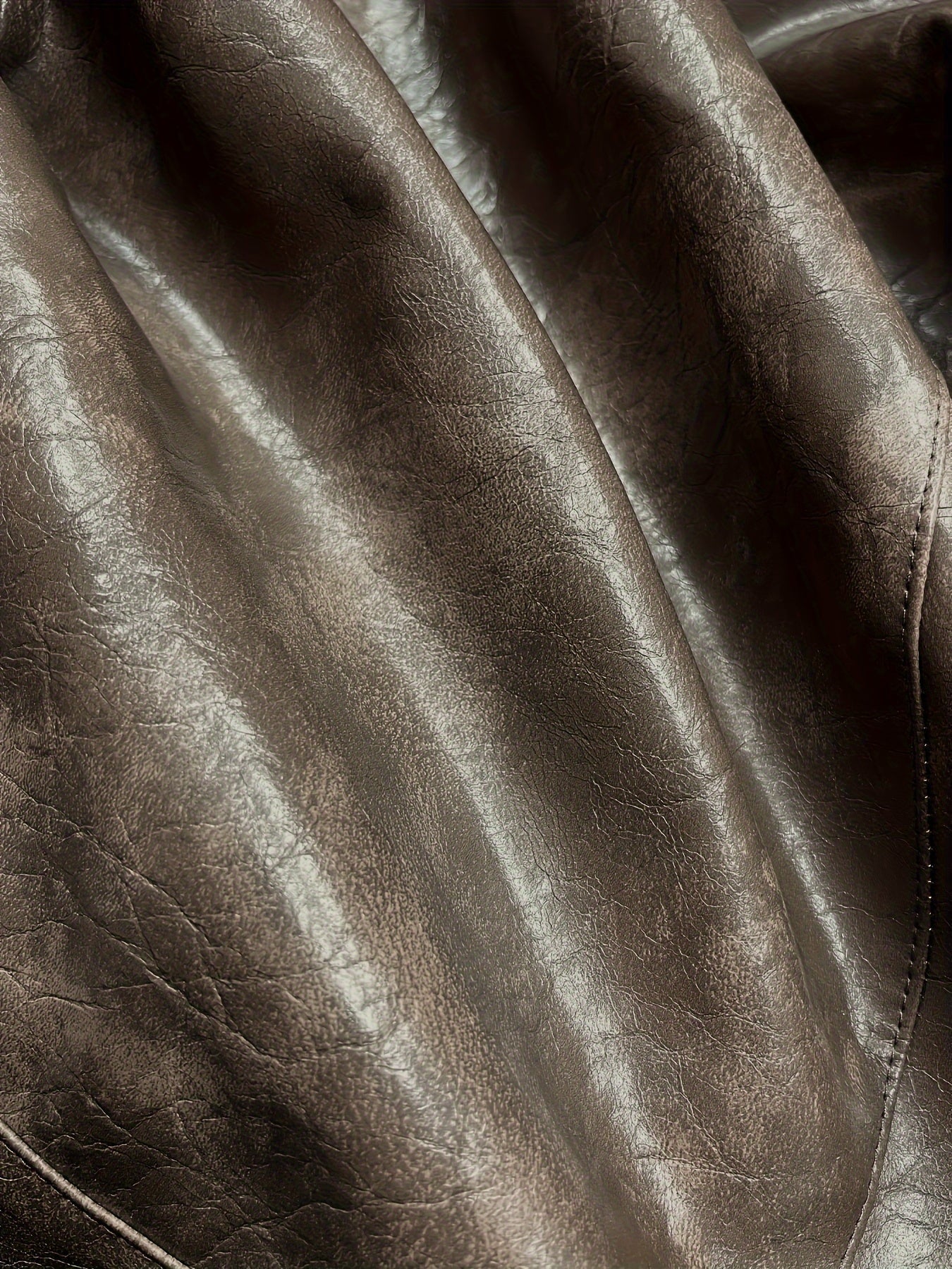 Stijlvol PU leren bomberjack | Praktisch en duurzaam | Voor lente en herfst afbeelding 5