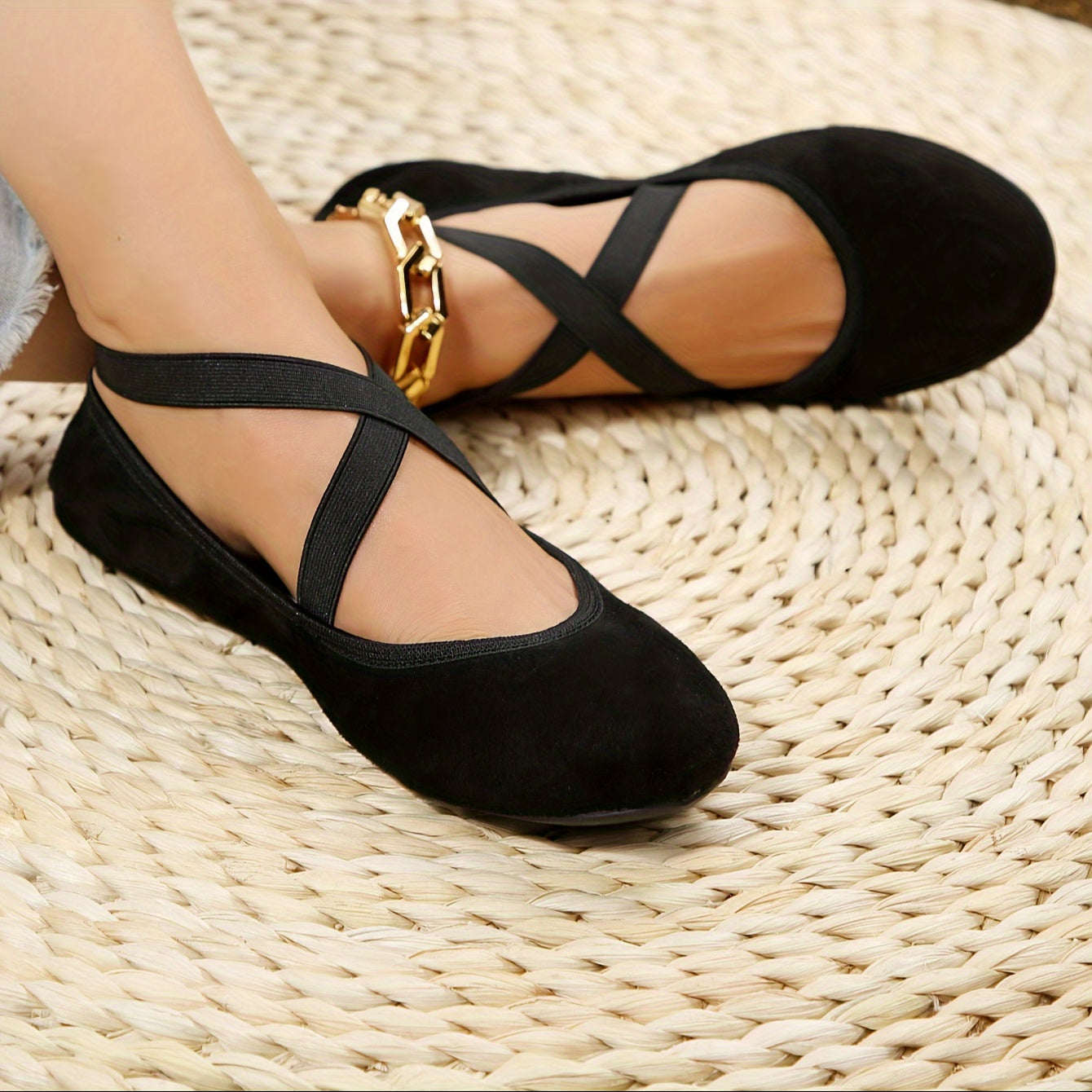 Shop nu voor comfortabele en stijlvolle dames balletflats - ideaal voor elke gelegenheid! Gemaakt van luxe materialen voor een ademende en zachte pasvorm. Ontdek de perfecte mix van mode en functionaliteit! afbeelding 6