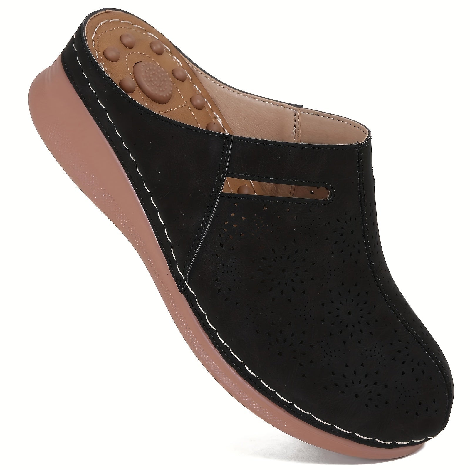 Dames instapsandalen met massage-inlegzolen afbeelding 11