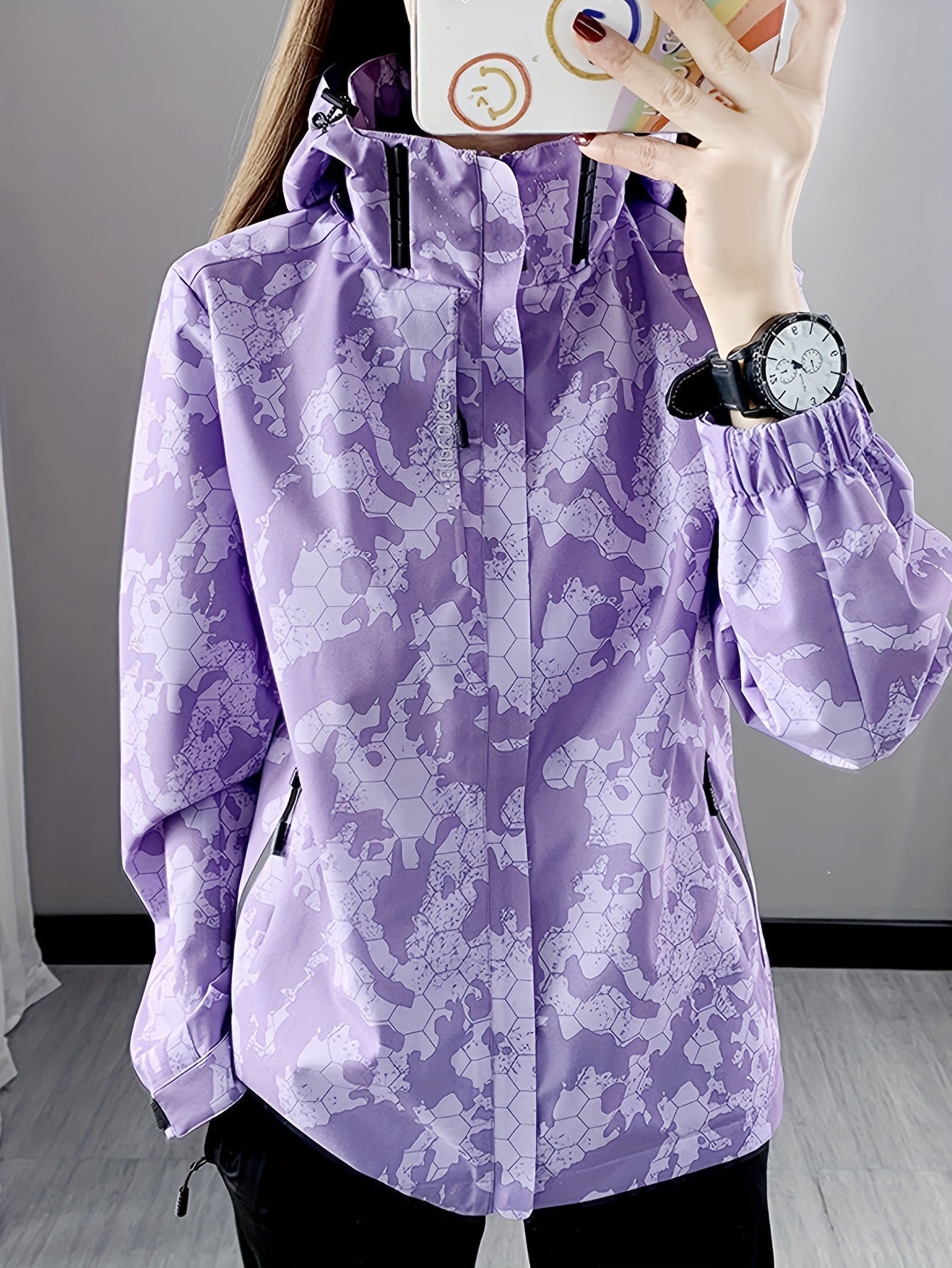 Lichtgewicht camouflage damesjack - ademend en stijlvol voor elk seizoen - Shop nu! afbeelding 10