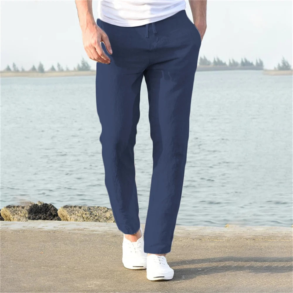 Stijlvolle heren casual broek van luxe katoenmix - comfortabel en veelzijdig! afbeelding 36