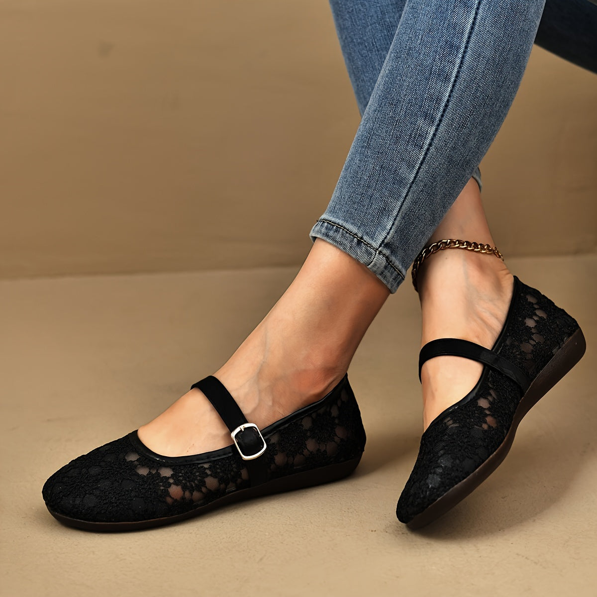 Vintage balletschoentjes: stijlvol en tijdloos - Ontdek de perfecte mix van comfort en elegantie! afbeelding 3