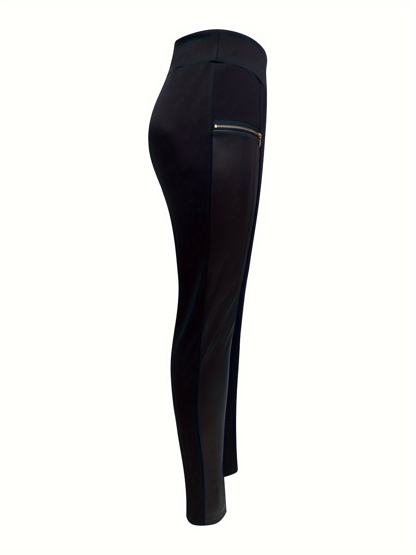 Luxe hoge taille skinny broek van kunstleer | Perfect voor herfst en winter - Shop nu!
 afbeelding 5