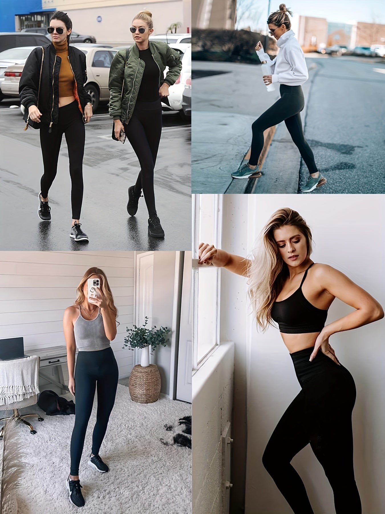 5-pack mooie hoge taille leggings | Comfortabel en stijlvol | Voor elk seizoen | Shop nu! afbeelding 7