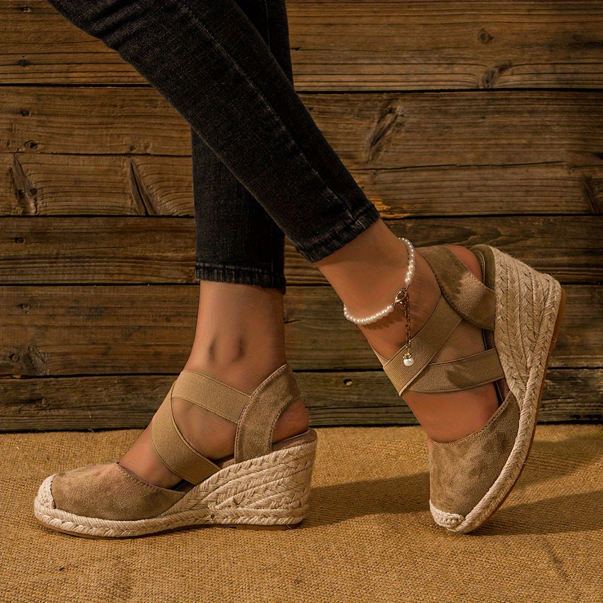 Stijlvolle espadrilles met sleehak voor dames | Comfortabel en chic | Perfect voor de lente en zomer afbeelding 22