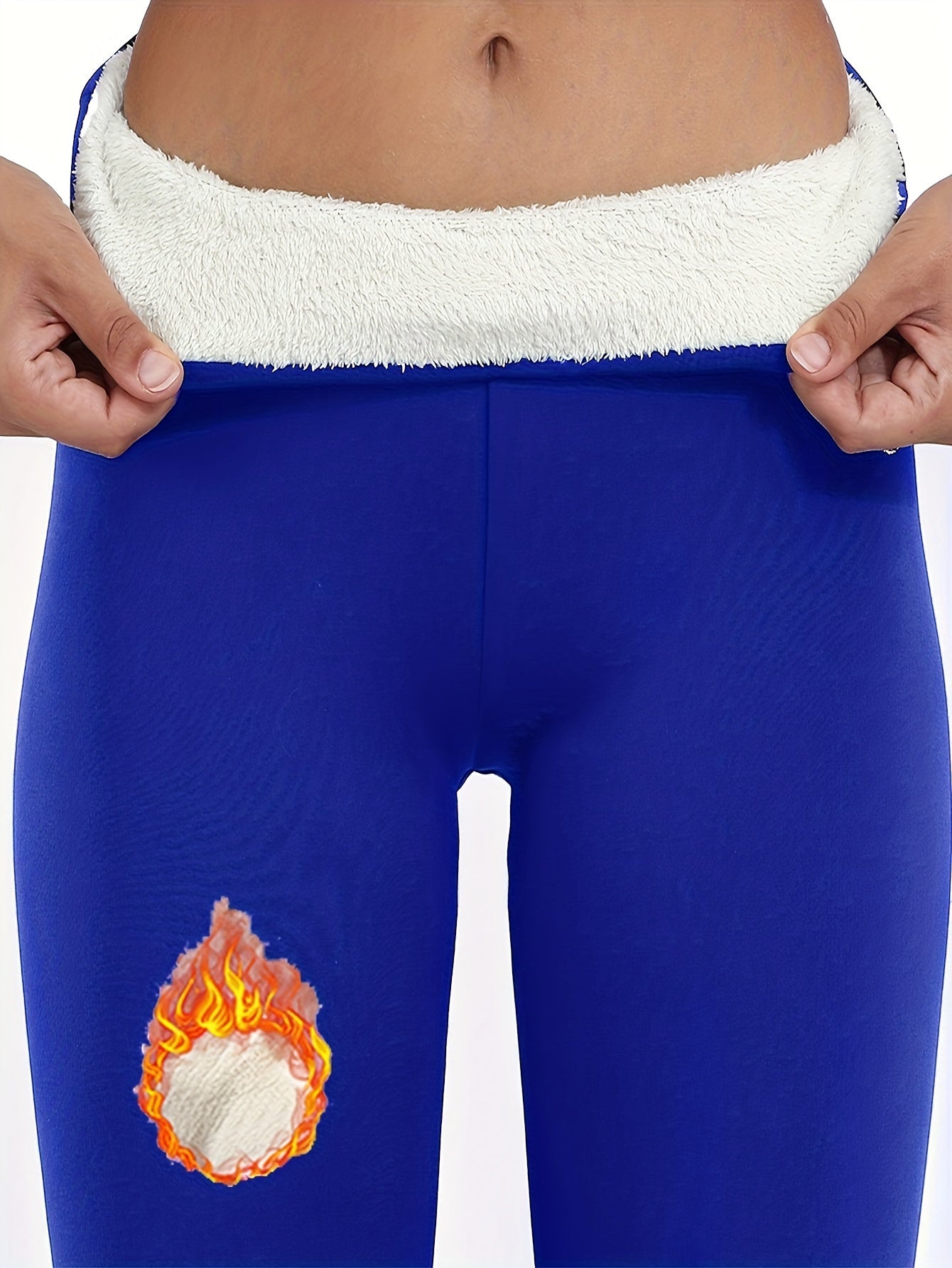 Warme pluche gevoerde thermische skinny legging - Ideaal voor herfst en winter | Ultieme warmte en comfort | Bestel nu! ππ₯ afbeelding 5
