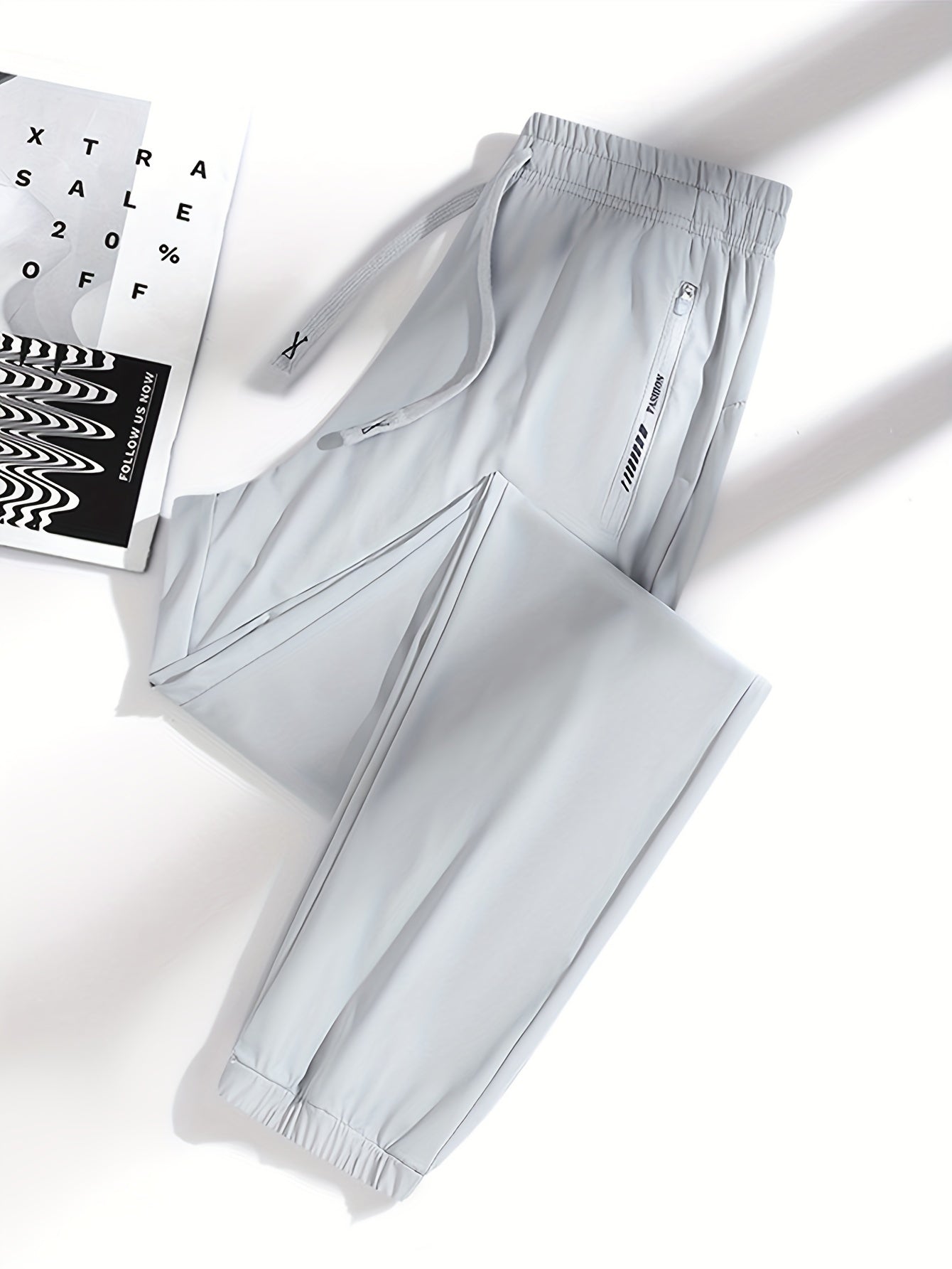 Comfortabele zomer joggers: lichtgewicht en ademend van premium katoenmix afbeelding 8