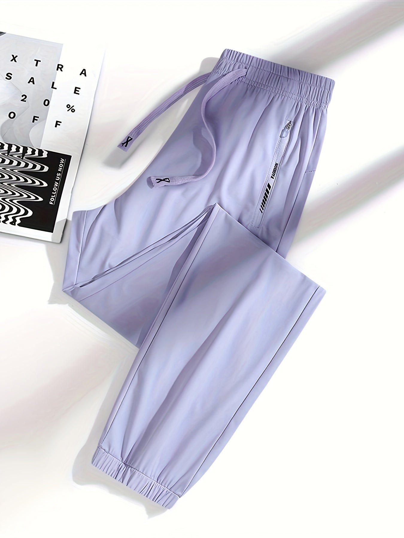 Comfortabele zomer joggers: lichtgewicht en ademend van premium katoenmix afbeelding 2